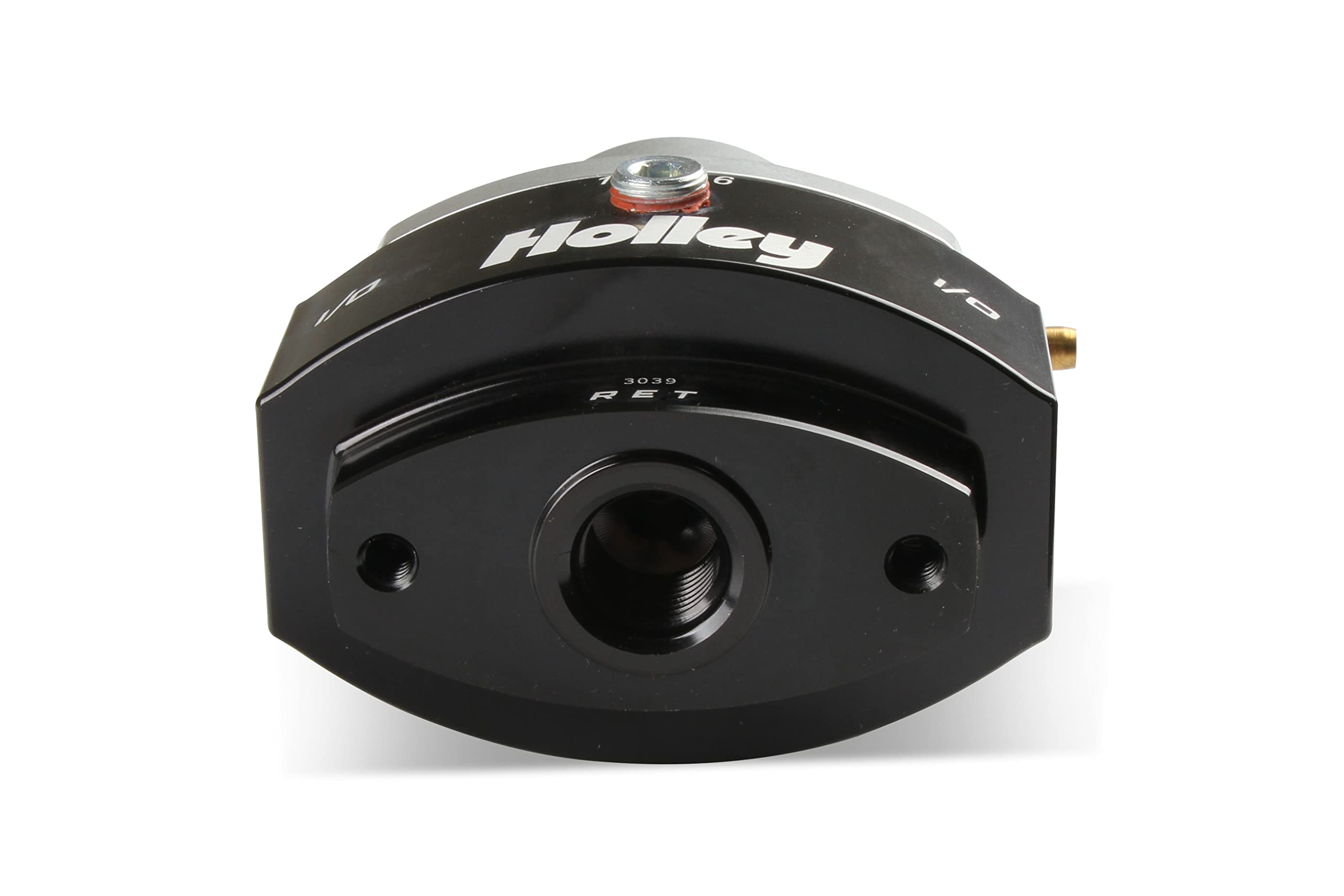 Holley 12-846 6AN Return 8AN Inlet/Outlet 40-70 PSI Billet Fuel Pressure Regulator