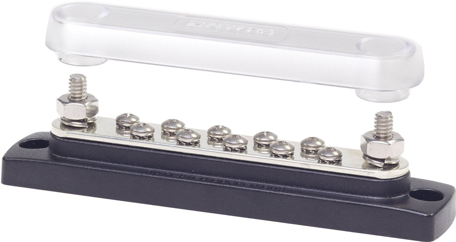 BusBar Blue Sea Systems Common Scrw Trmnl 10x8-32 w/Cvr