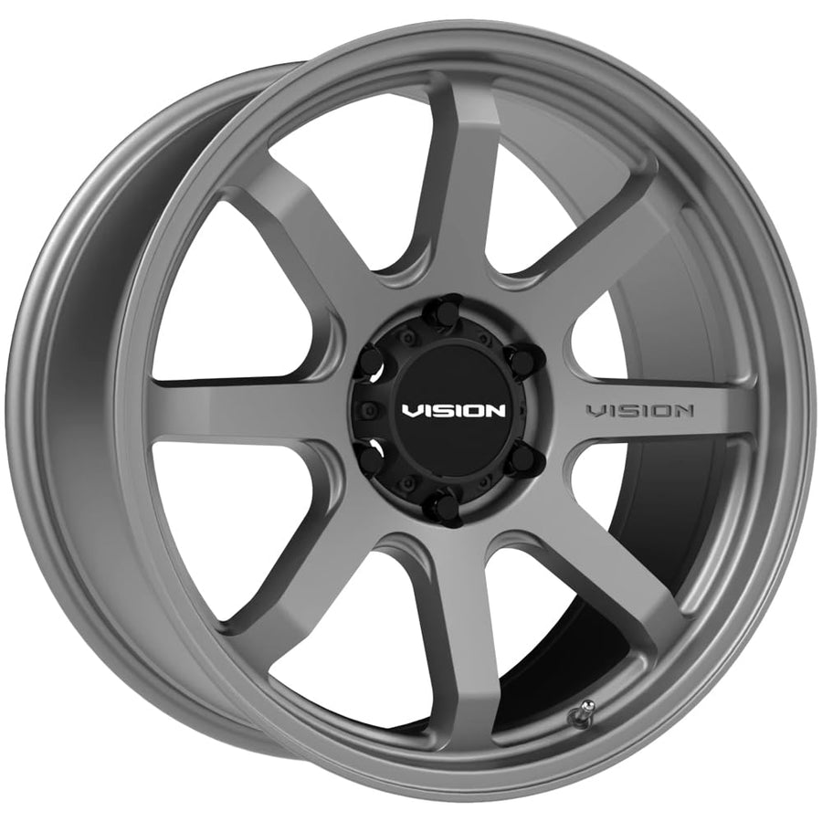 351 FLOW Vision Custom Wheel - 17x9, 20 Offset, 6x139.7 Bolt Pattern, 106.2mm Hub - Satin Gray Rim