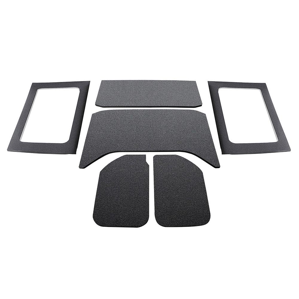 Design Engineering Original Black Boom Mat Sound Deadening HeadLiner Kit Compatible with 4-Door Jeep Wrangler JK (2011-2018)