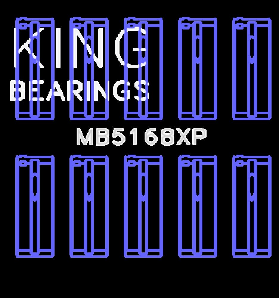 Honda H22 King Engine Bearings - 50mm Journal Crankshaft Main Bearing Set (Size STDX) (MB5168XPSTDX)