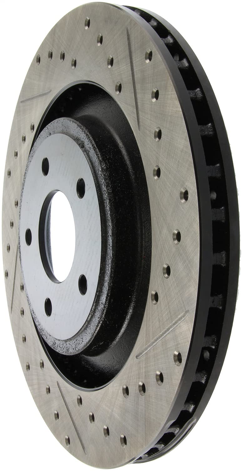 Sport Drilled/Slotted Brake Rotor StopTech 127.63072L (Front Left), 1 Pack