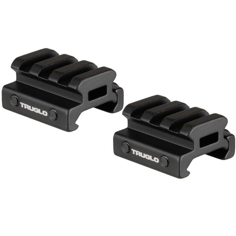 TRUGLO adult unisex 2-Piece RISER MNT PICATINNY 1 2 PCS, Multi, 1.36 inches long x 0.5 high US
