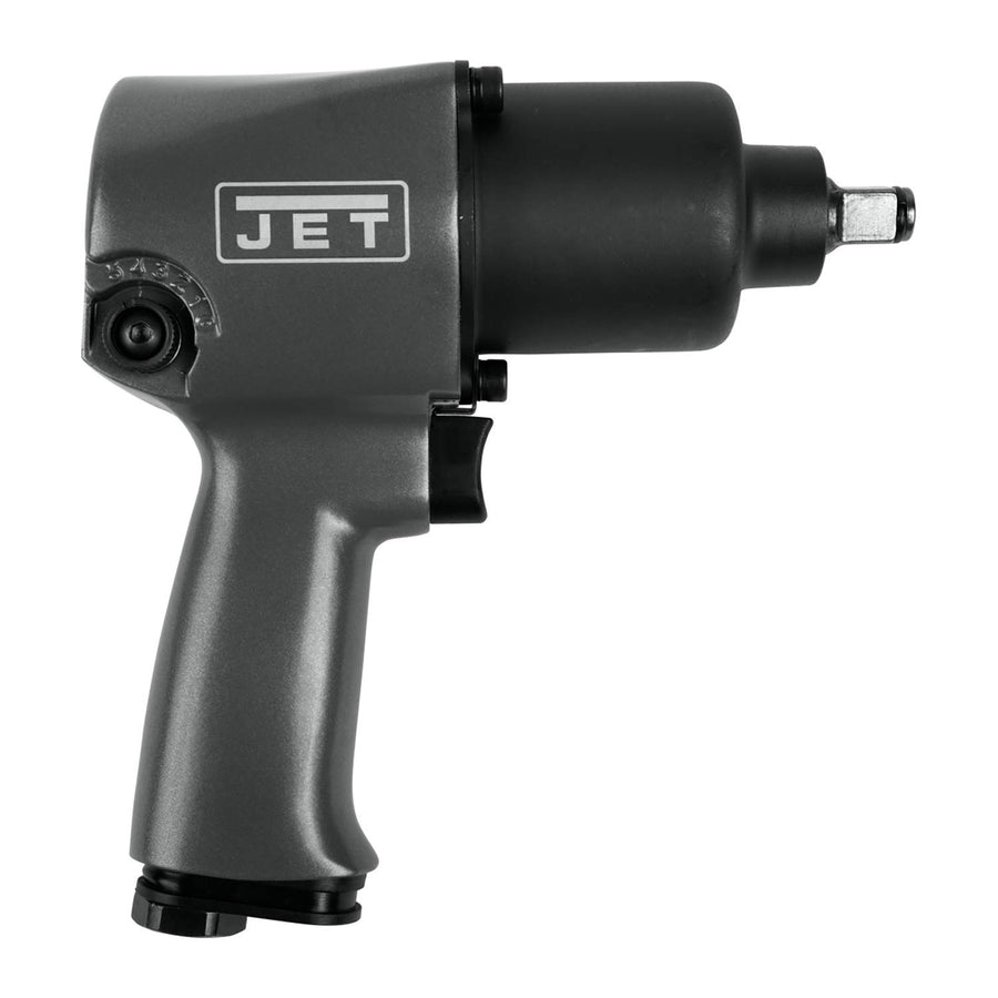 JET 1/2-Inch Impact Wrench Aluminum, 680 ft-lbs, 8000 RPM (Model JAT-103)