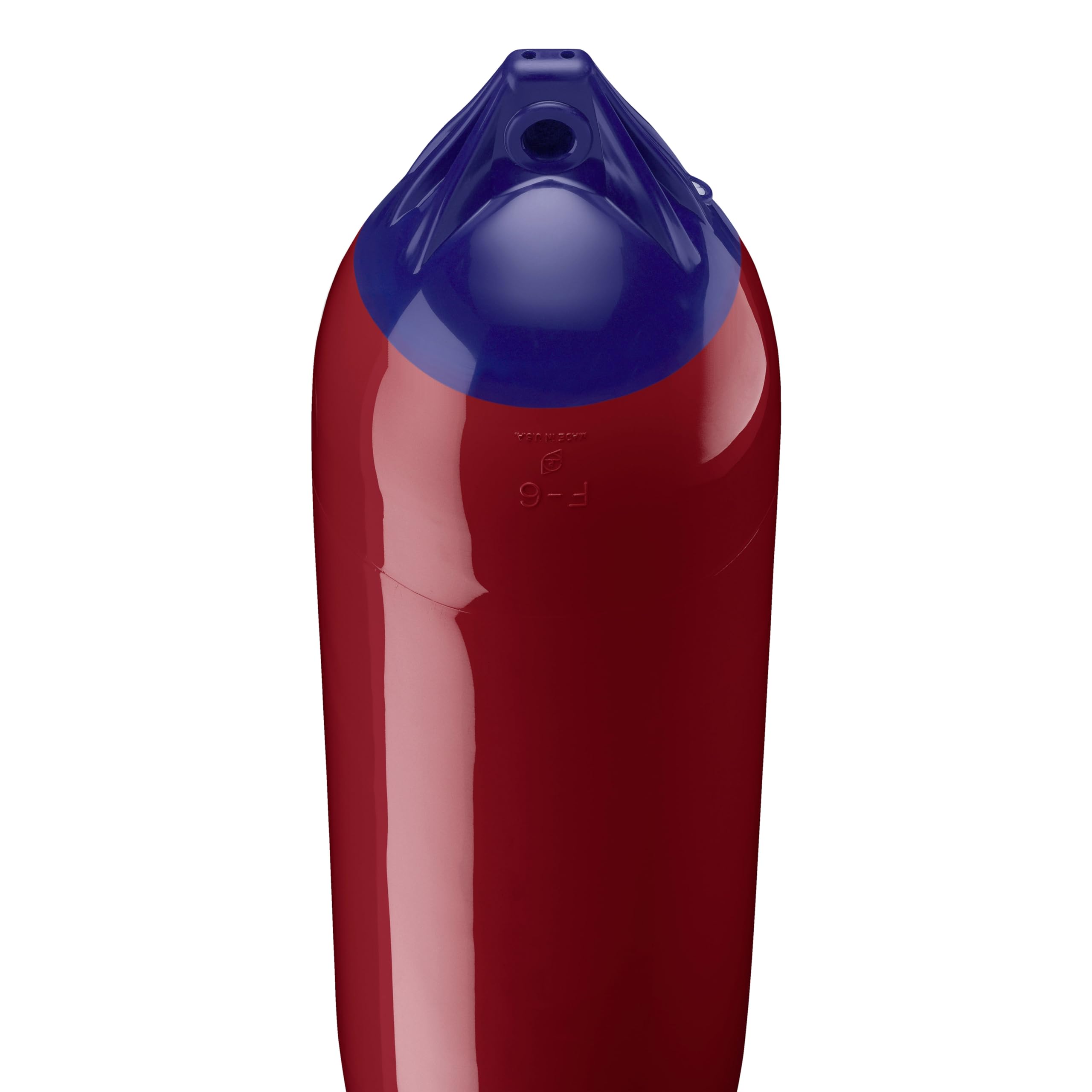 Polyform F-6 Standard Boat Fender F-Series - Burgundy Blue Ropehold
