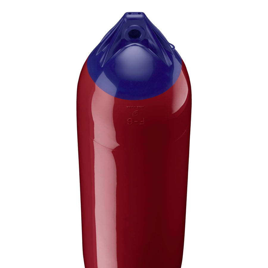 Polyform F-6 Standard Boat Fender F-Series - Burgundy Blue Ropehold
