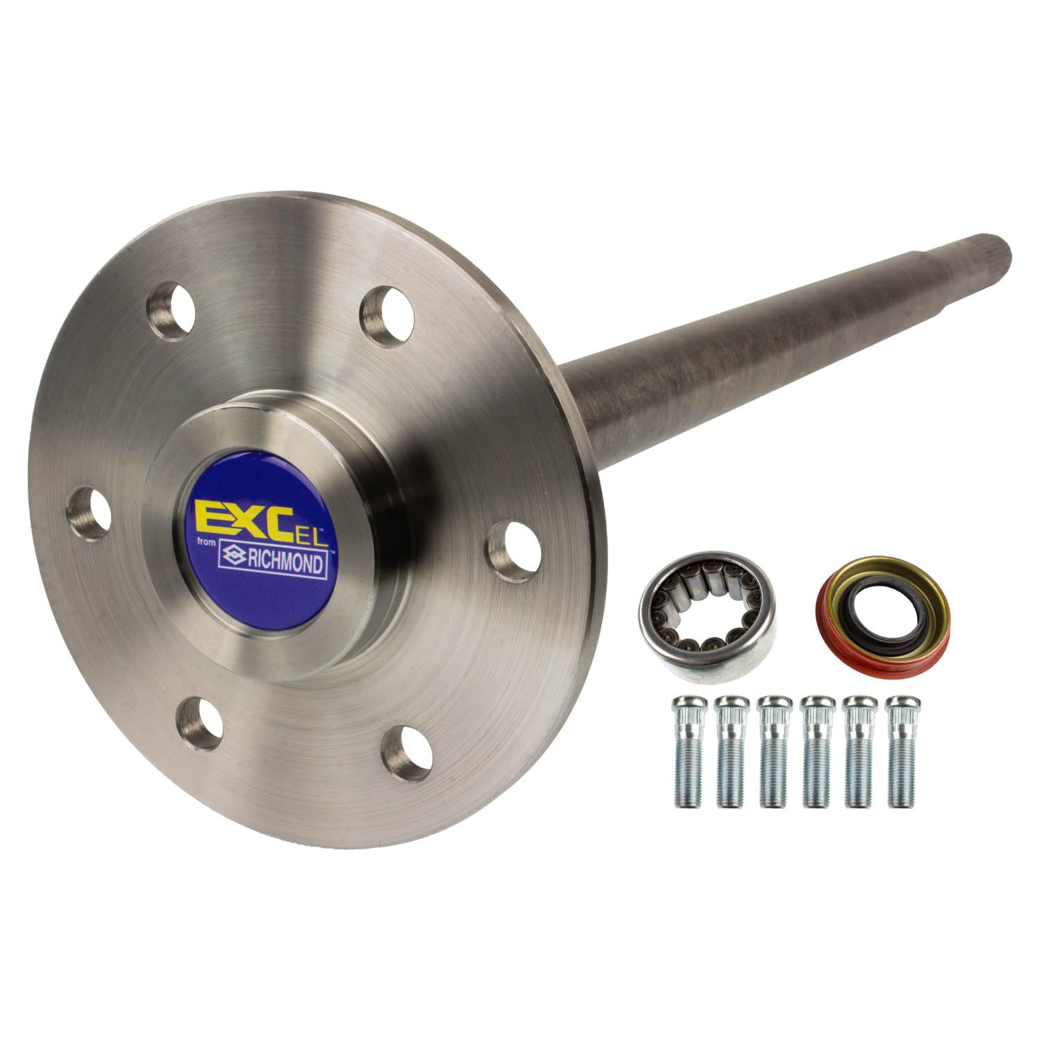 EXCel Axle Shaft Assembly Drive For GM 9.5" (14 Bolt); 33.125" Overall Length; 6 X 5.5 Lug Pattern; 33 Spline; Includes Bearing, Seal And Studs