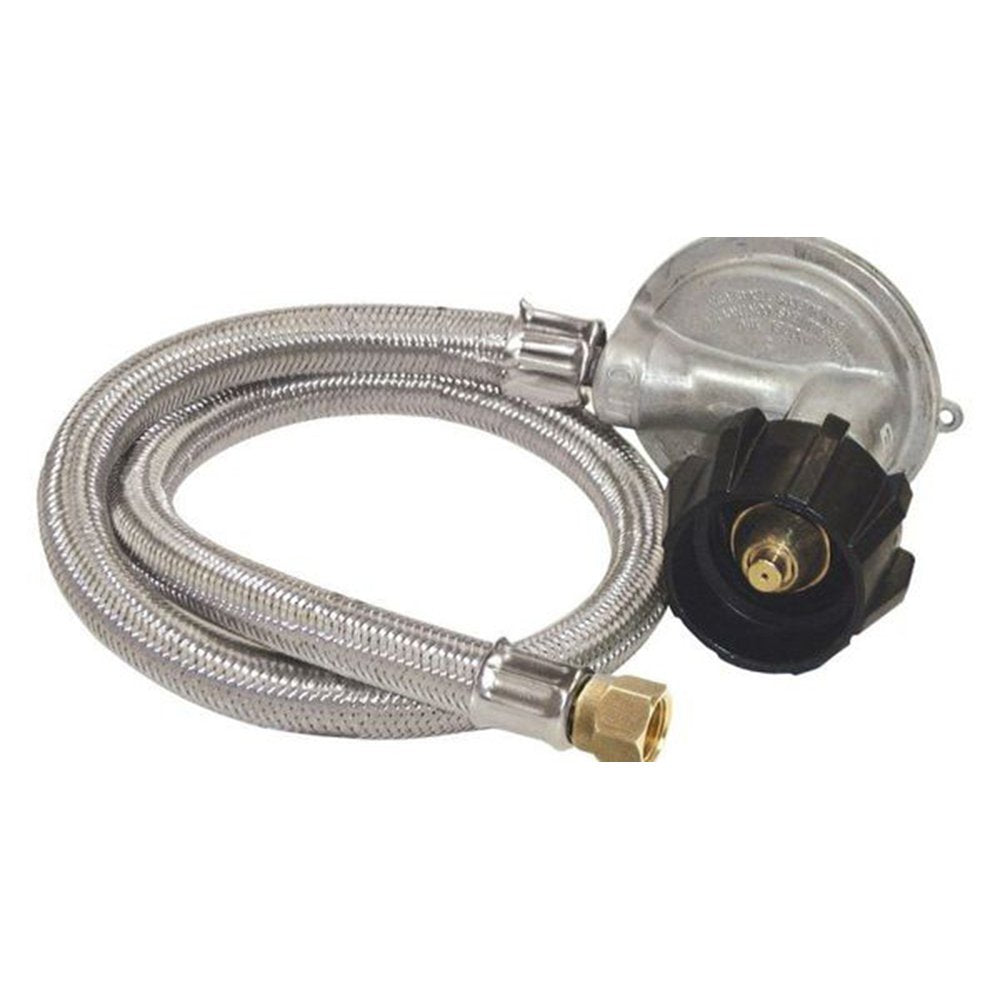 M5LPH Bayou Classic Grill Connector - 36 in. Low Pressure LPG Hose with Regulator, 1 PSI Propane