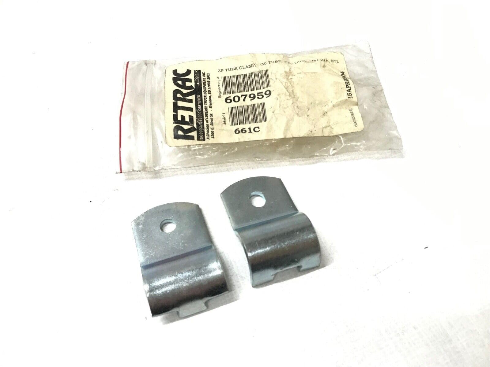 Clmp-Tube RETRAC 607959,Package,.281,Zp