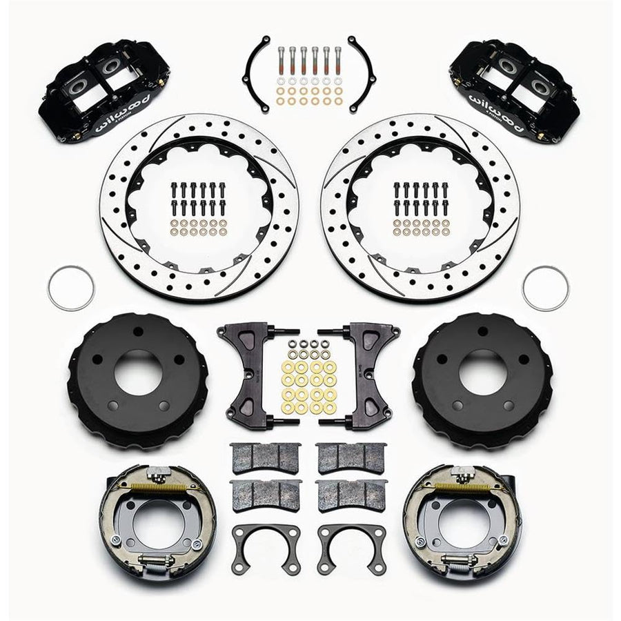 Rear P-Brk Kit, FNSL4R, 12.88" Drilled