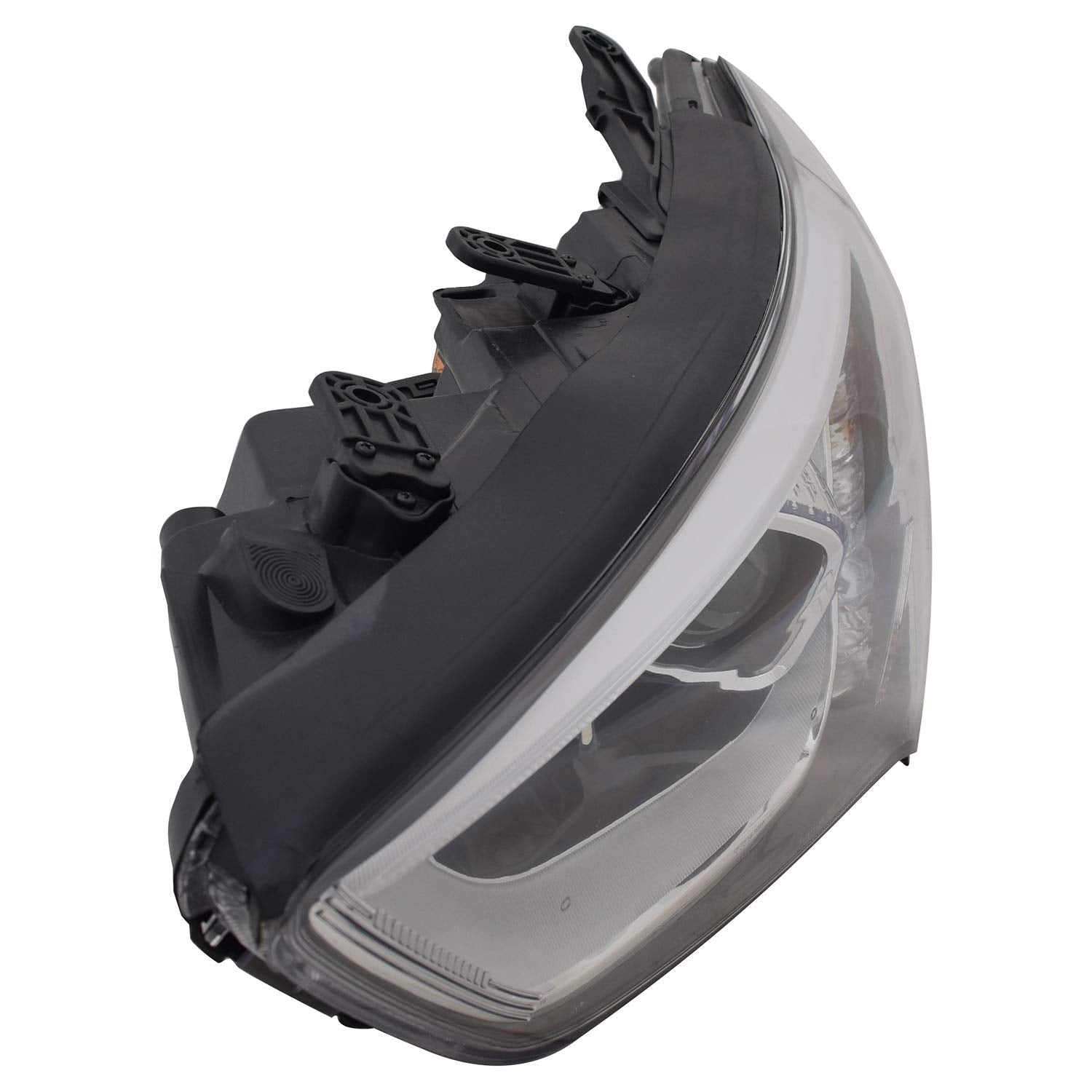 Left TYC Headlight Assembly Compatible with 2013-2016 Hyundai Santa Fe