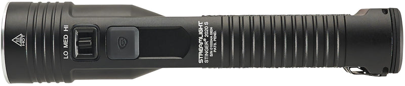 Stinger 2020 S Streamlight 78200 2000-Lumen Rechargeable Flashlight Without Charger, Black