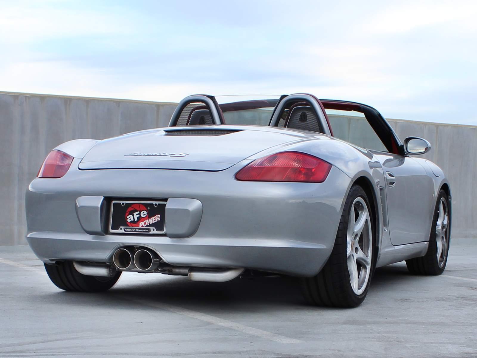 aFe 49-36409 Cat-Back Exhaust System Elite 304 Stainless Steel with Tip Assembly for Porsche Boxster S H6-3.4L Engine