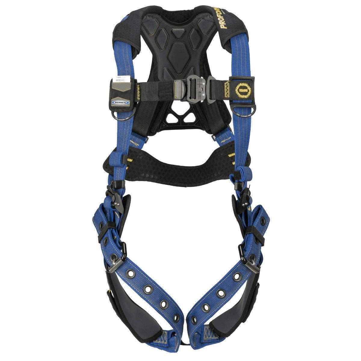 ProForm H012002 Werner F3 Standard Harness, Tongue Buckle Legs (M/L), 1per Pack