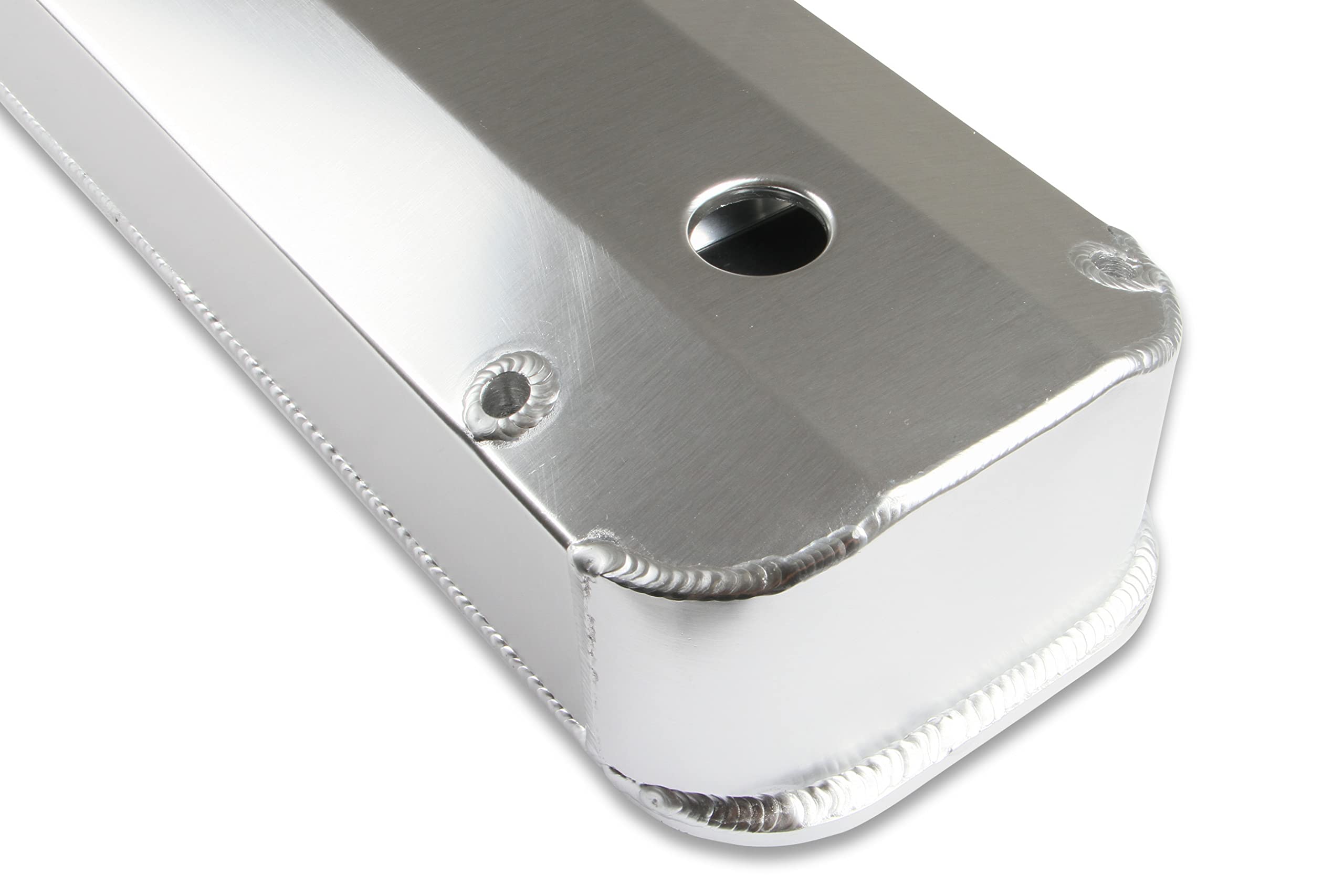Fabricated Aluminum Mr. Gasket 6874G Valve Covers - Silver Finish