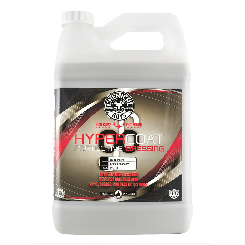 Chemical Guys G6 TVD111 HyperCoat High Gloss Coating Protectant Sprayable Dressing (Works on Vinyl, Rubber, Plastic, Tires and Trim) Safe for Cars, Trucks, Motorcycles, RVs & More, 128 fl oz (1 Gal)