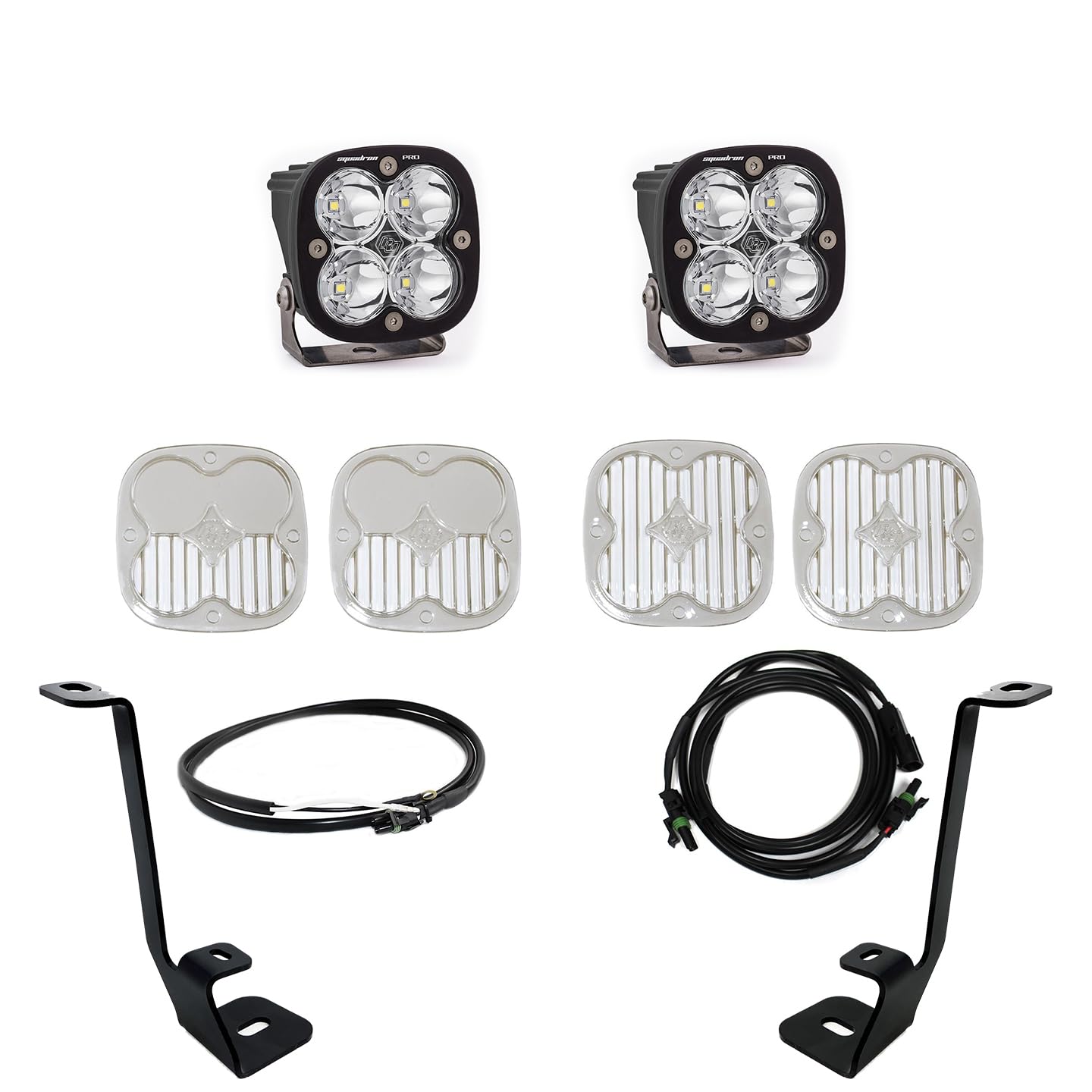 Squadron Pro Baja Designs LED A-Pillar Light Kit for Ford F-150 2021-22 Truck - Includes Upfitter Wiring Harness