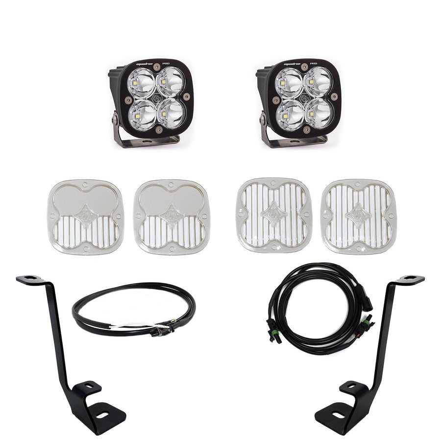 Squadron Pro Baja Designs LED A-Pillar Light Kit for Ford F-150 2021-22 Truck - Includes Upfitter Wiring Harness