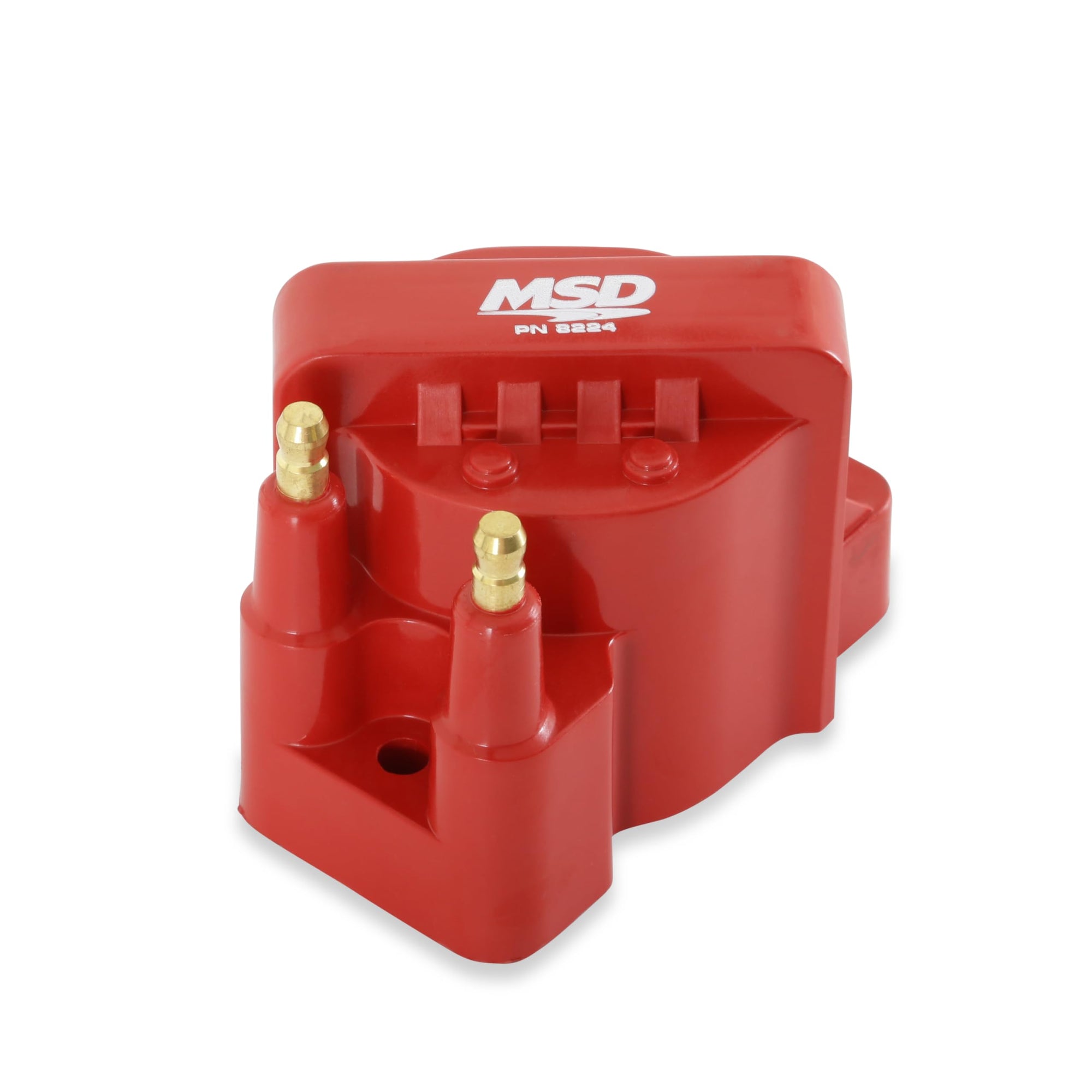 2 Tower Style MSD 8224 Ignition Coil Pack, Red