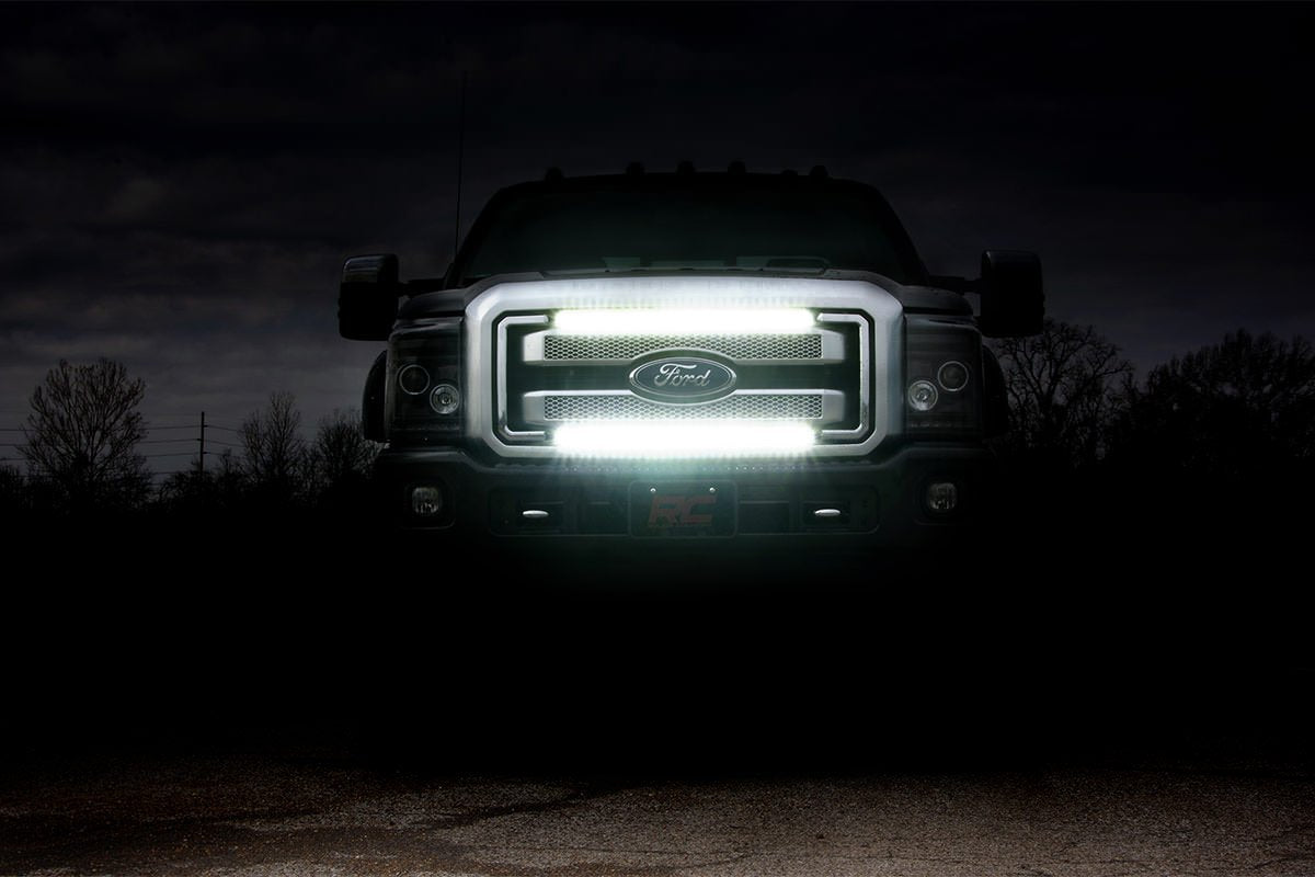 30" Rough Country Black Series Dual Row Grille Kit for 11-16 Super Duty - 70771
