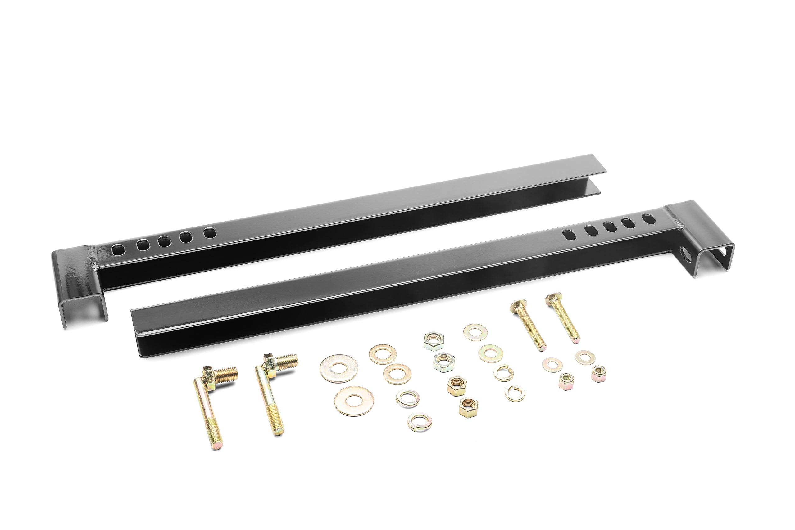 BACKRACK RealTruck Hardware Kit for use w/ 31" Toolbox, Black, No Drill | 30117TB31 | Fits 2002-2025 RAM 1500/2500/3500 with RAMBOX Cargo MGMT