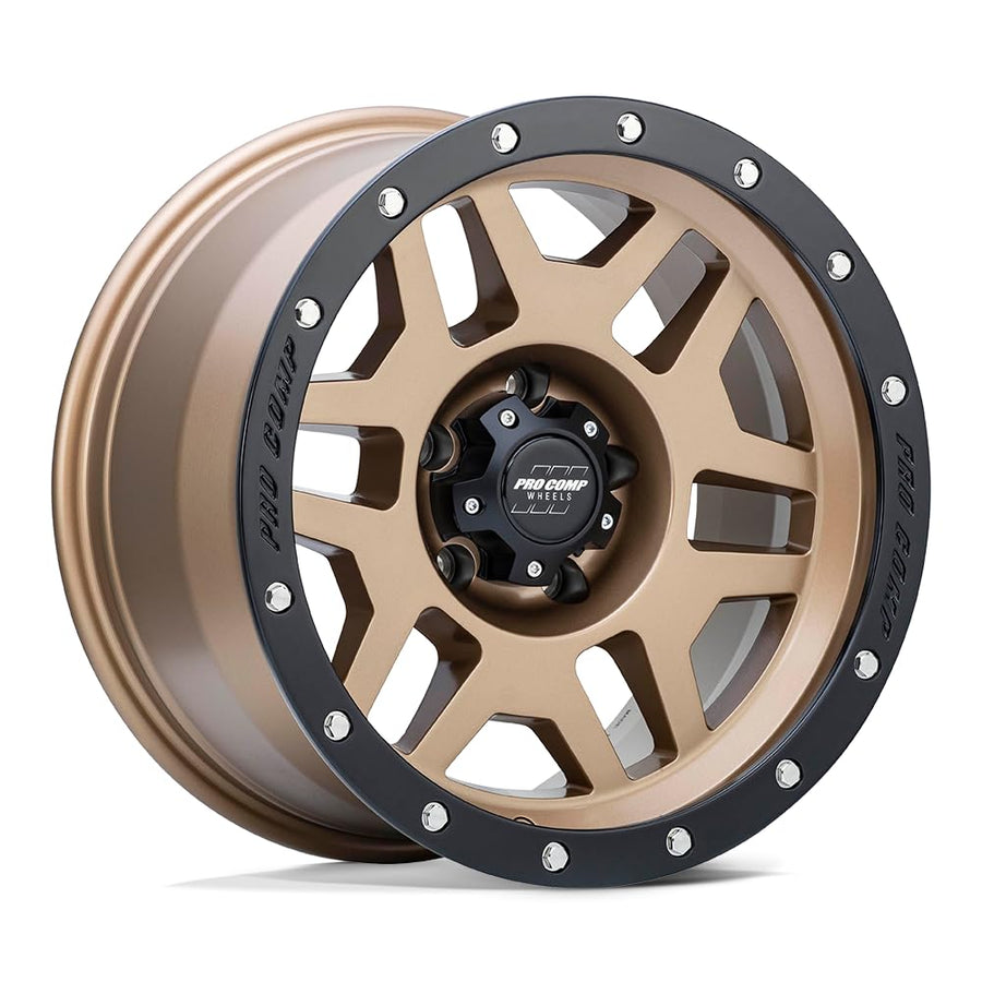 Pro Comp PHASER Alloys 17X9 5X127 4.76-6mm MATTE BRONZE WITH BLACK LIP - PXA9641-7973