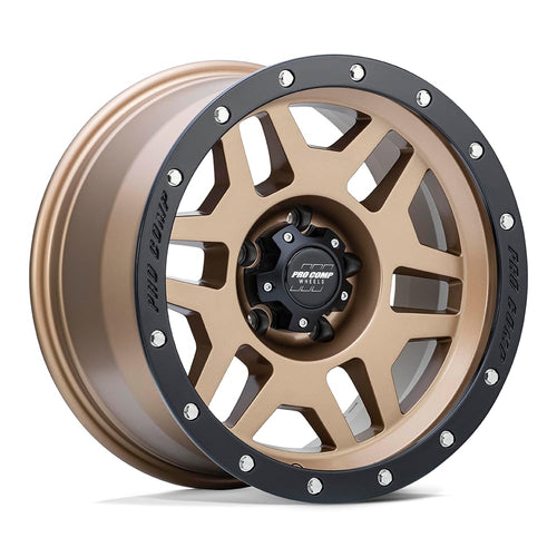 Pro Comp PHASER Alloys 17X9 5X127 4.76-6mm MATTE BRONZE WITH BLACK LIP - PXA9641-7973