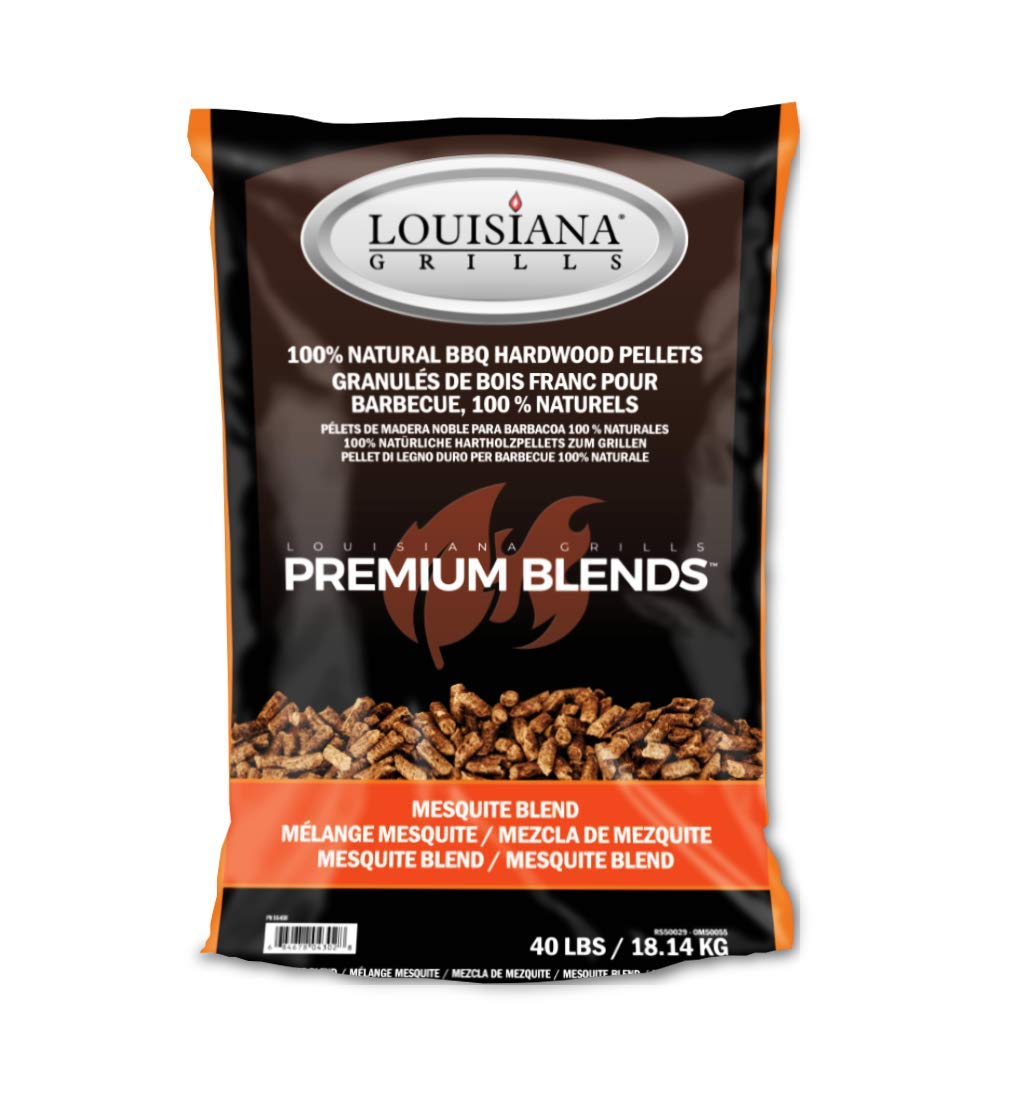 Texas Louisiana Grills Mesquite 55408 Pellets, 40-Pound