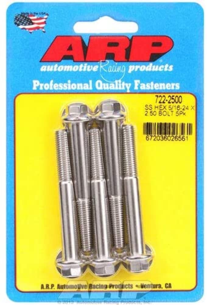 Hex Bolt ARP (722-2500), Stainless Steel