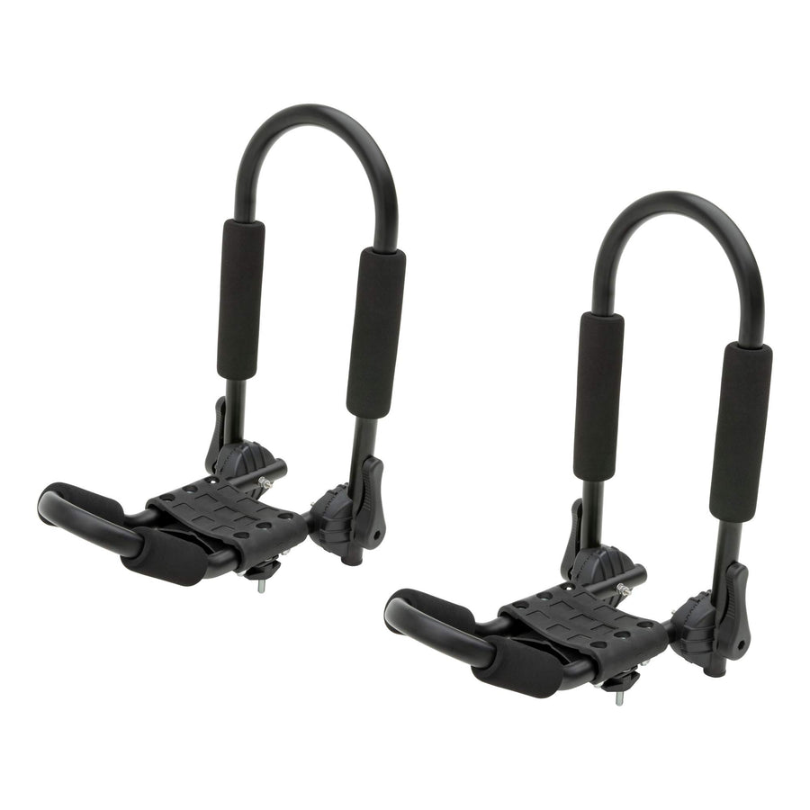 CURT Fully Adjustable 18320 Aluminum Universal Kayak Roof Rack Carrier, 2-Pack