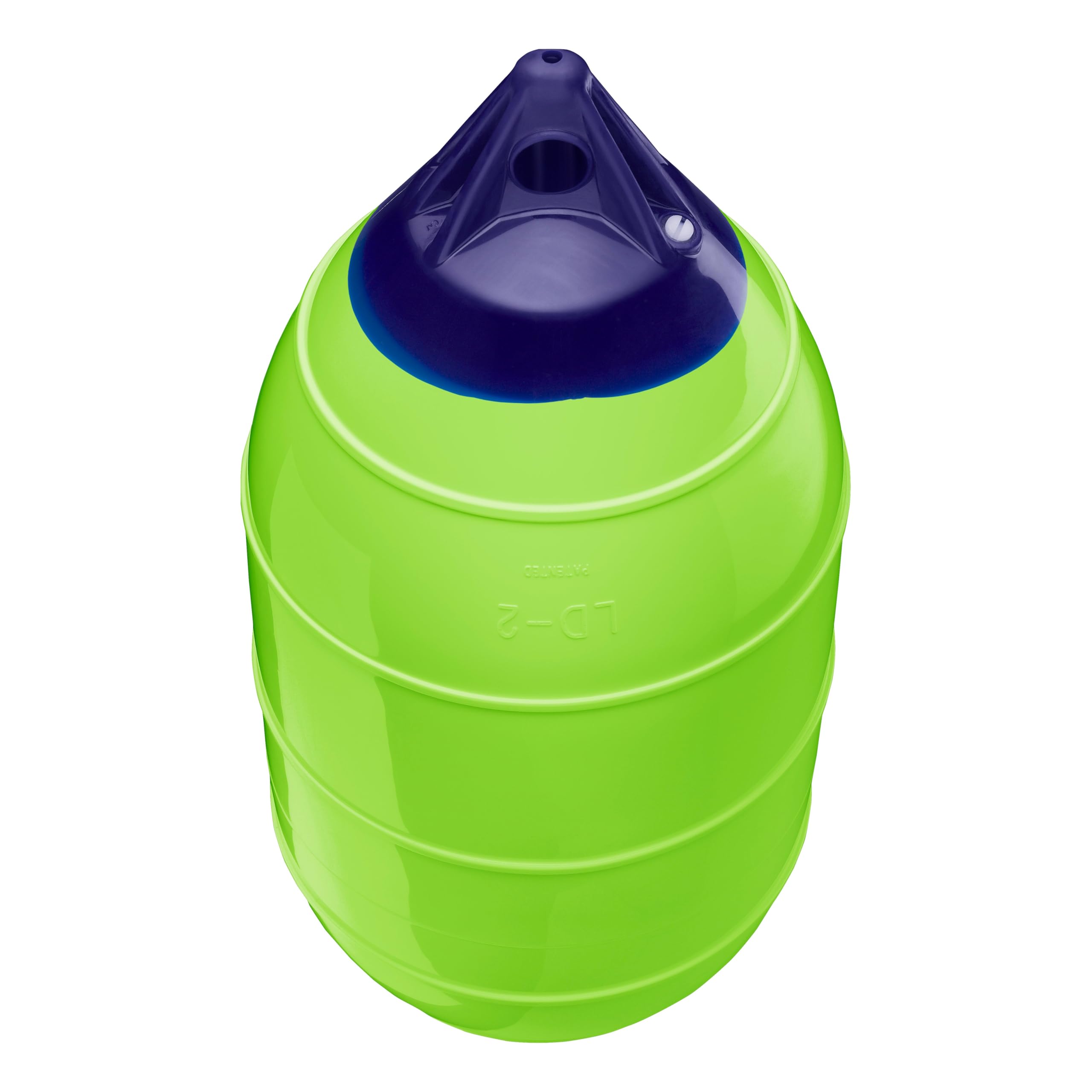 Polyform LD-2 Low Drag Buoy Standard Blue Ropehold - Lime