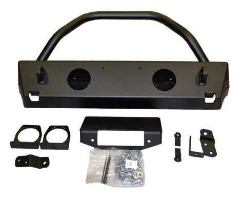 Rock Crawler WARN Stubby Bumper with Grille Guard Tube