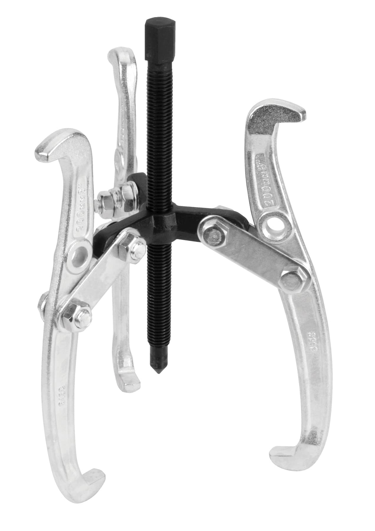 8-Inch Performance Tool W138P Gear Puller with Reversible Design for Vehicle Maintenance and Repair, Drop-Forged Steel, Chrome Plating