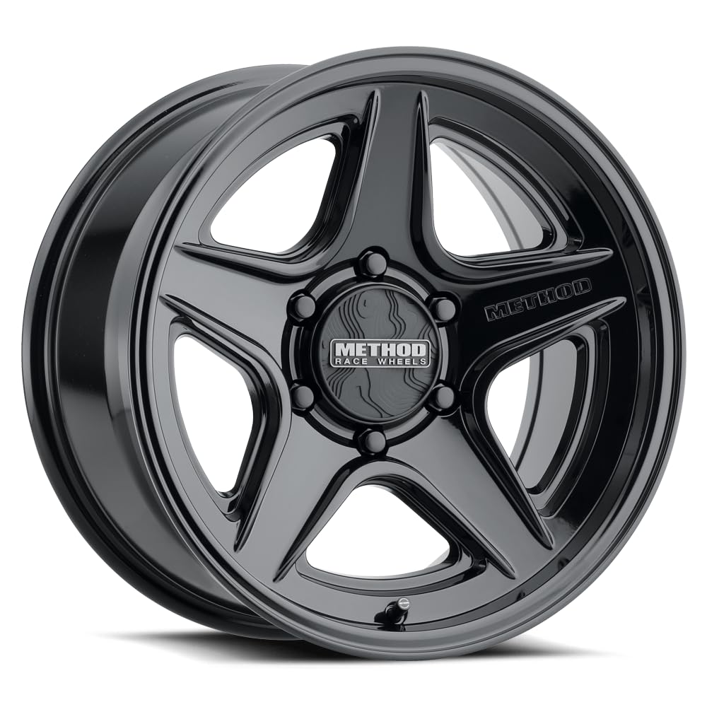 Black Method Race Wheels 319 Wheel with Gloss (18 x 8.5 inches /6 x 5 mm, 40 mm Offset)
