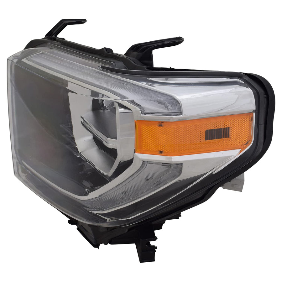 Left TYC Headlight Assembly Compatible with 2018-2021 Toyota Tundra