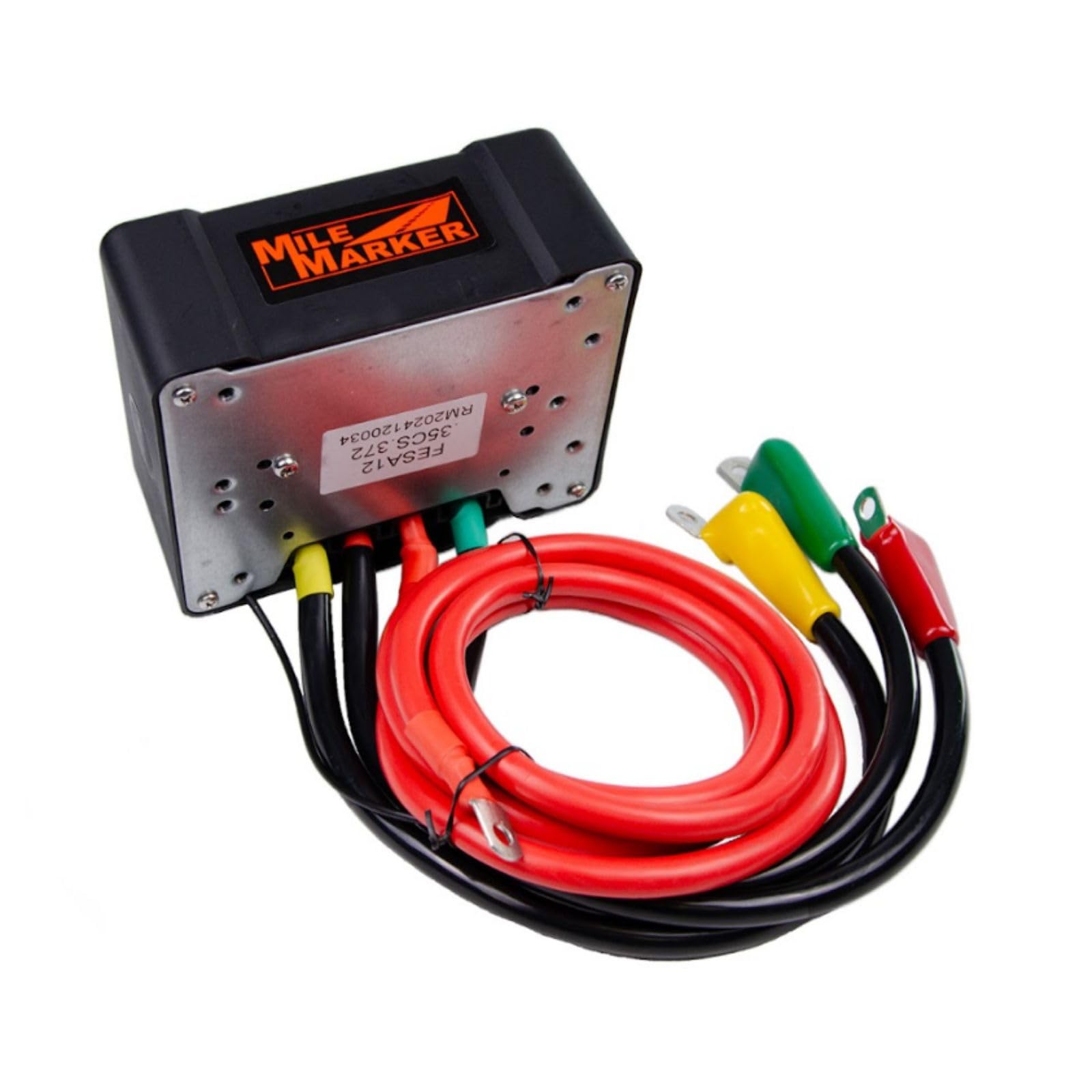 SEC15 Winch Mile Marker 76-50260W - 15000 lb. Pull Strength - Steel Cable & Roller Fairlead - Built for Tough Terrains - Waterproof - Handheld Remote Controller Included - Withstands Rigorous Use