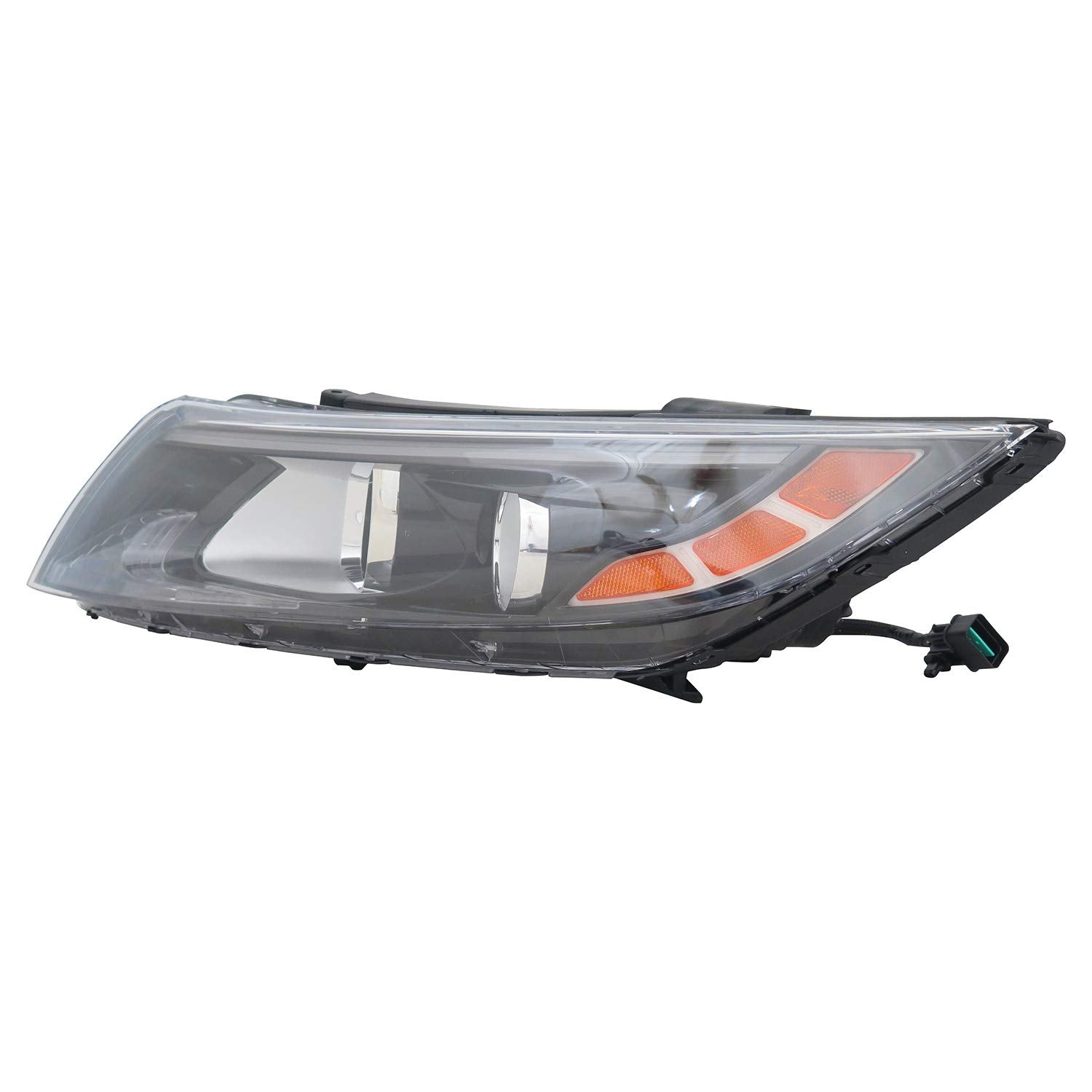 Left TYC Headlight Assembly Compatible with 2014-2015 Kia Optima