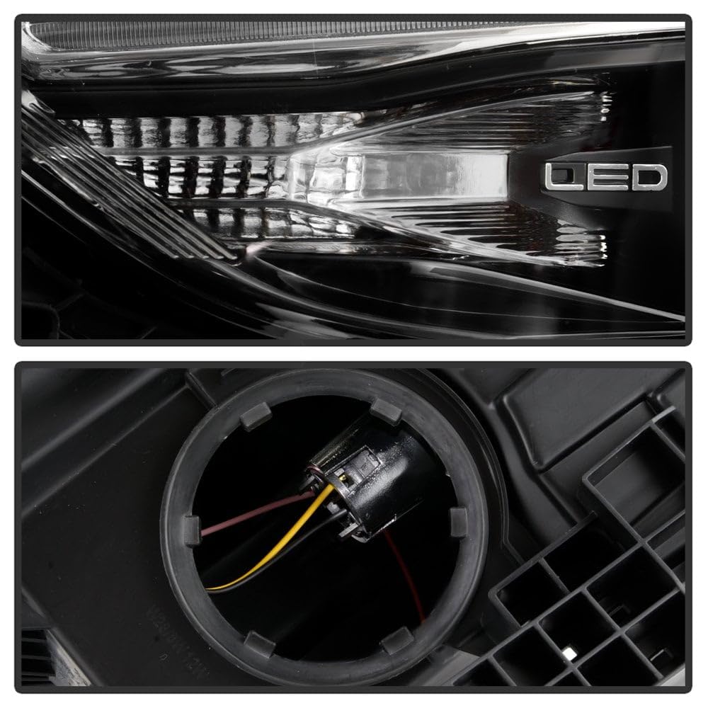 GMC Terrain 18-21 Spyder (POE) LED DRL HID/Xenon Projector Headlight - Low Beam-D5S(Not Included) ; High Beam-D5S(Not Included) ; Signal-7444NA(Included) - OE Left