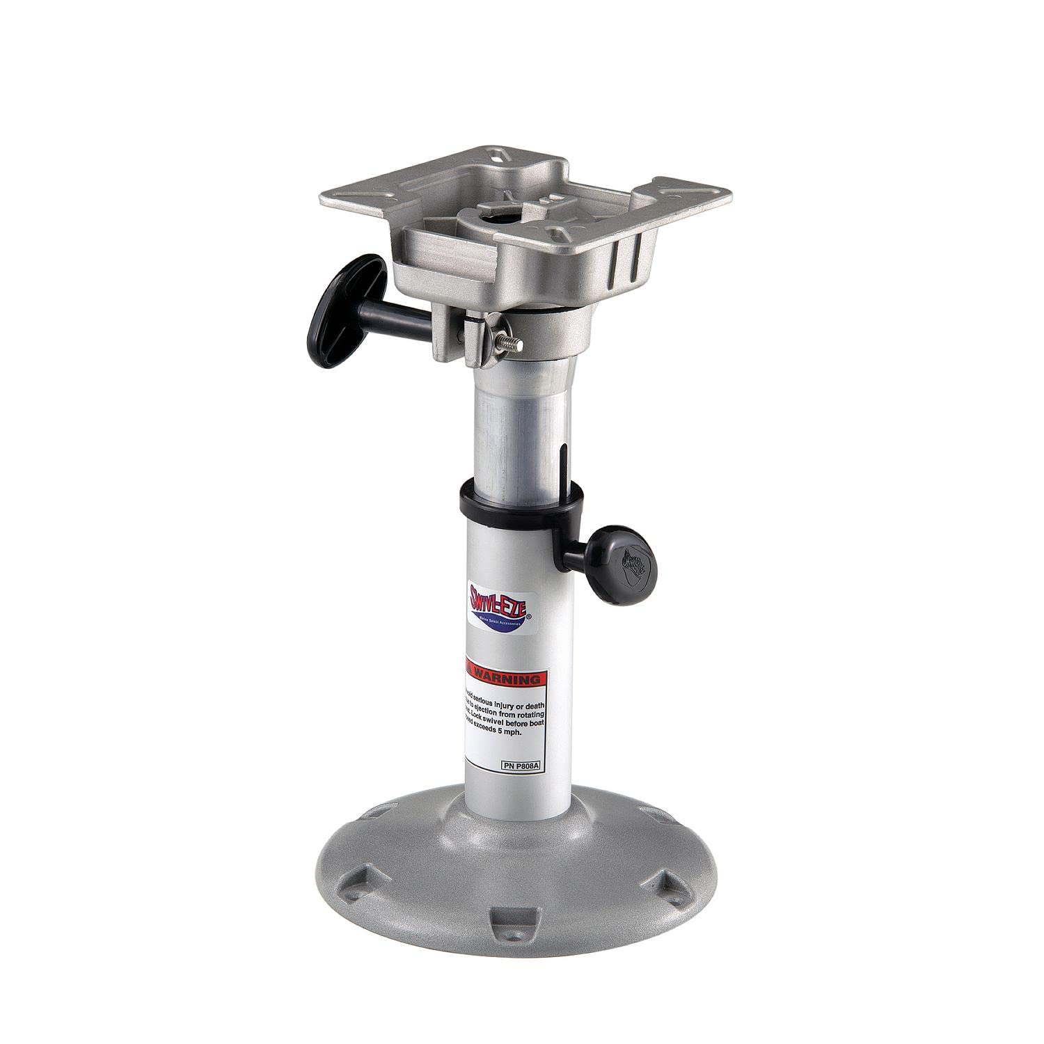 Swivl-Eze Attwood Adjustable-Height Boat Seat Pedestal 14-Inch to 20-Inch, Unspecified