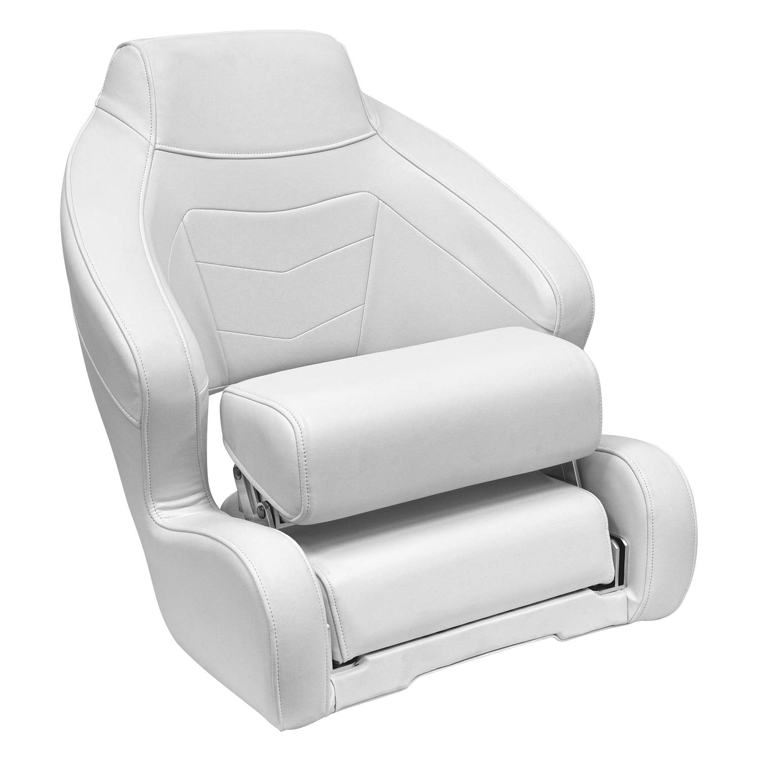 Wise BAJA XL 3338-784 Bucket Seat with Flip Up Bolster, Brite White