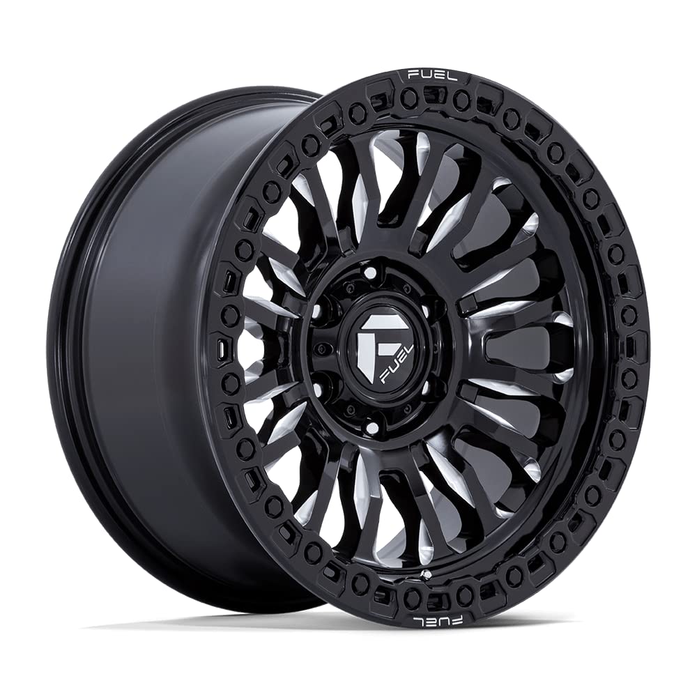 FC857 RINCON FUEL OFF-ROAD 17X9 8X180 5.79 20mm GLOSS BLACK MILLED - FC857BE17908820