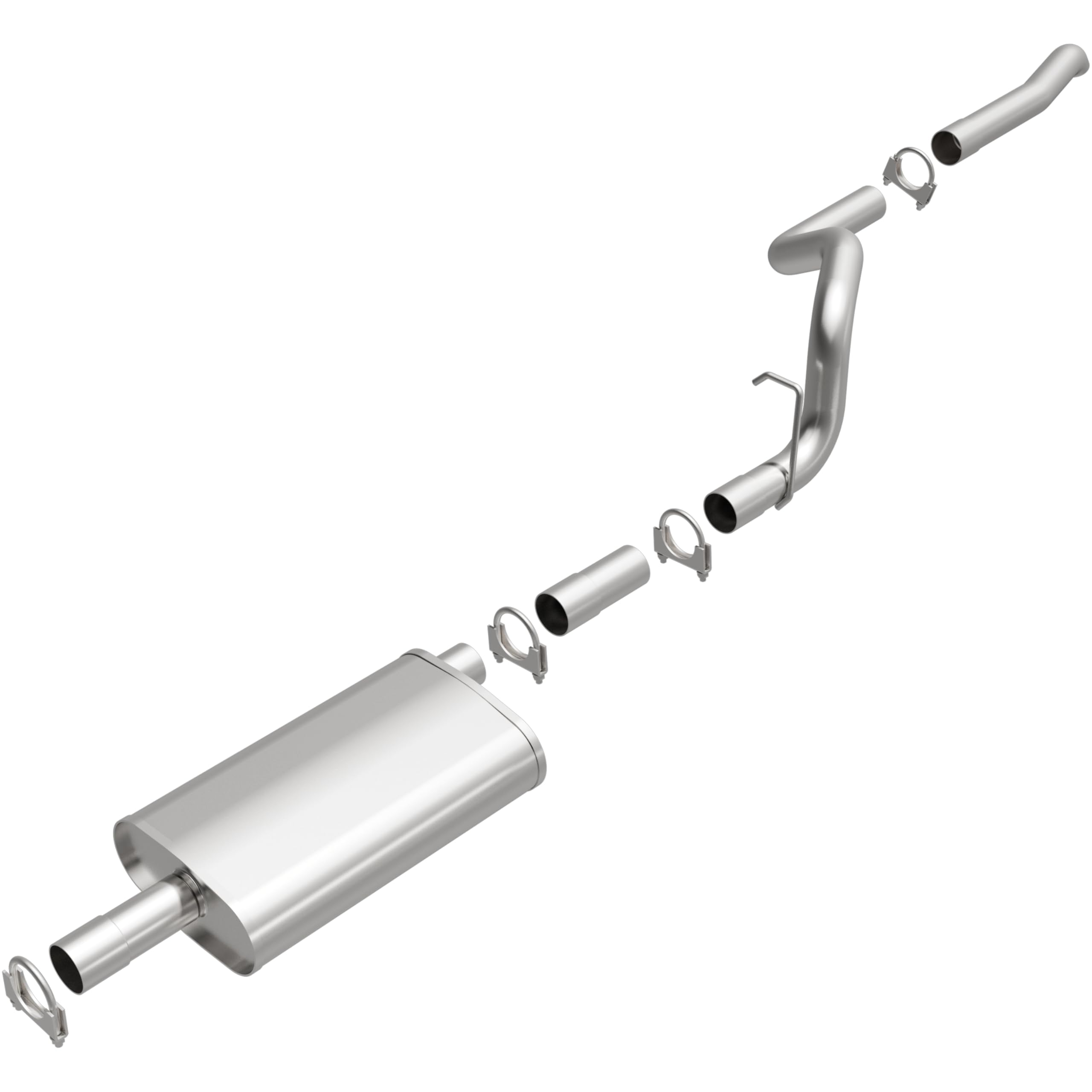 Replacement BRExhaust Exhaust System Kit 106-0721: Compatible with 1987-1995 Jeep Cherokee, 1987-1990 Jeep Wagoneer 2.5L/4.0L