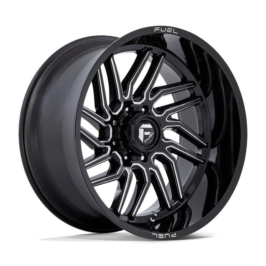 D807 HURRICANE FUEL OFF-ROAD 24X12, 8X170, 4.77, 44mm GLOSS BLACK MILLED - D80724201747