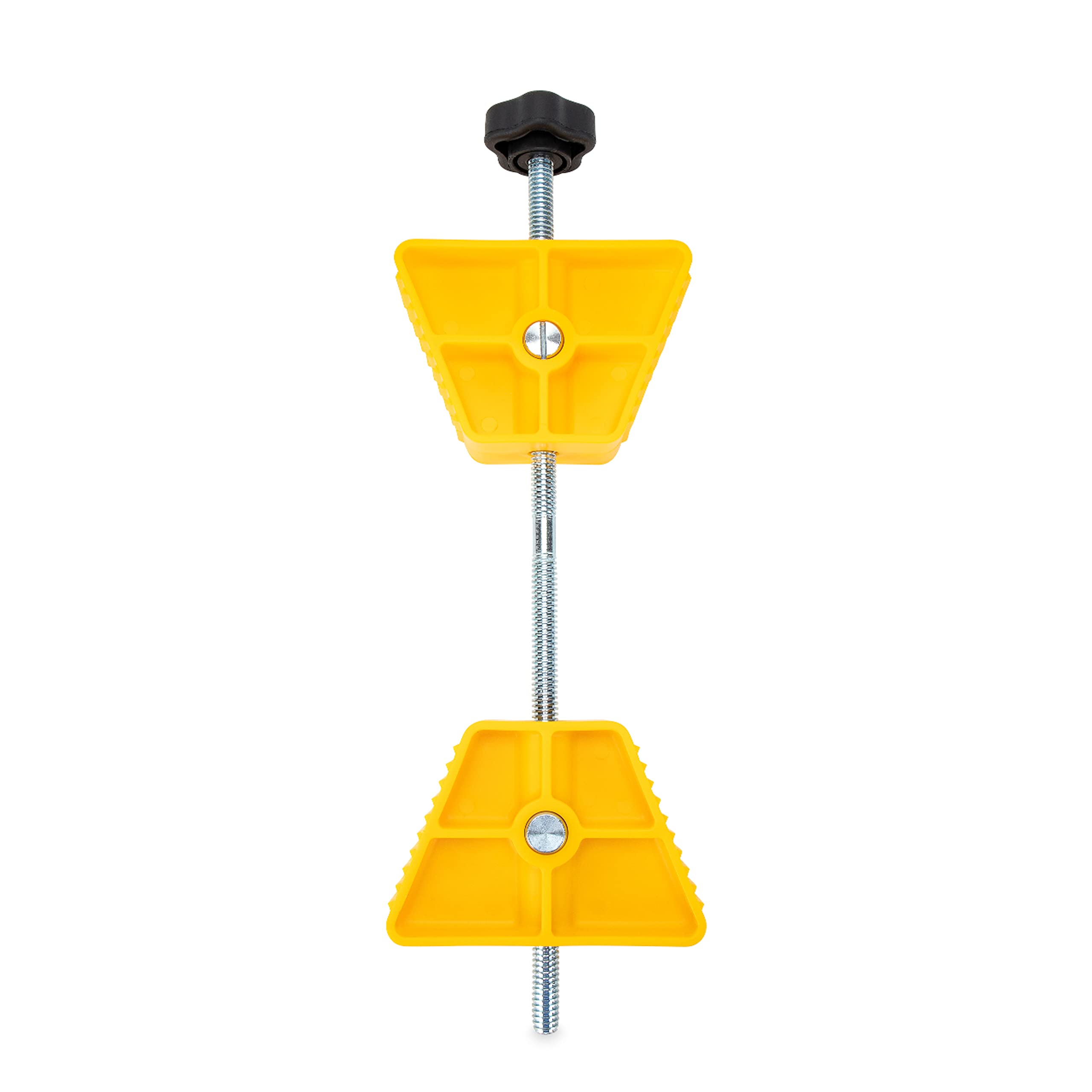 Camco RV Small Wheel Stop - Features a Lightweight Heavy-Duty Design with a Rubber Handle, Prevents Shifting of Trailer Tandem Tires While Parked or Re-Hitching, and Fits 26” to 30” Tires (44652)