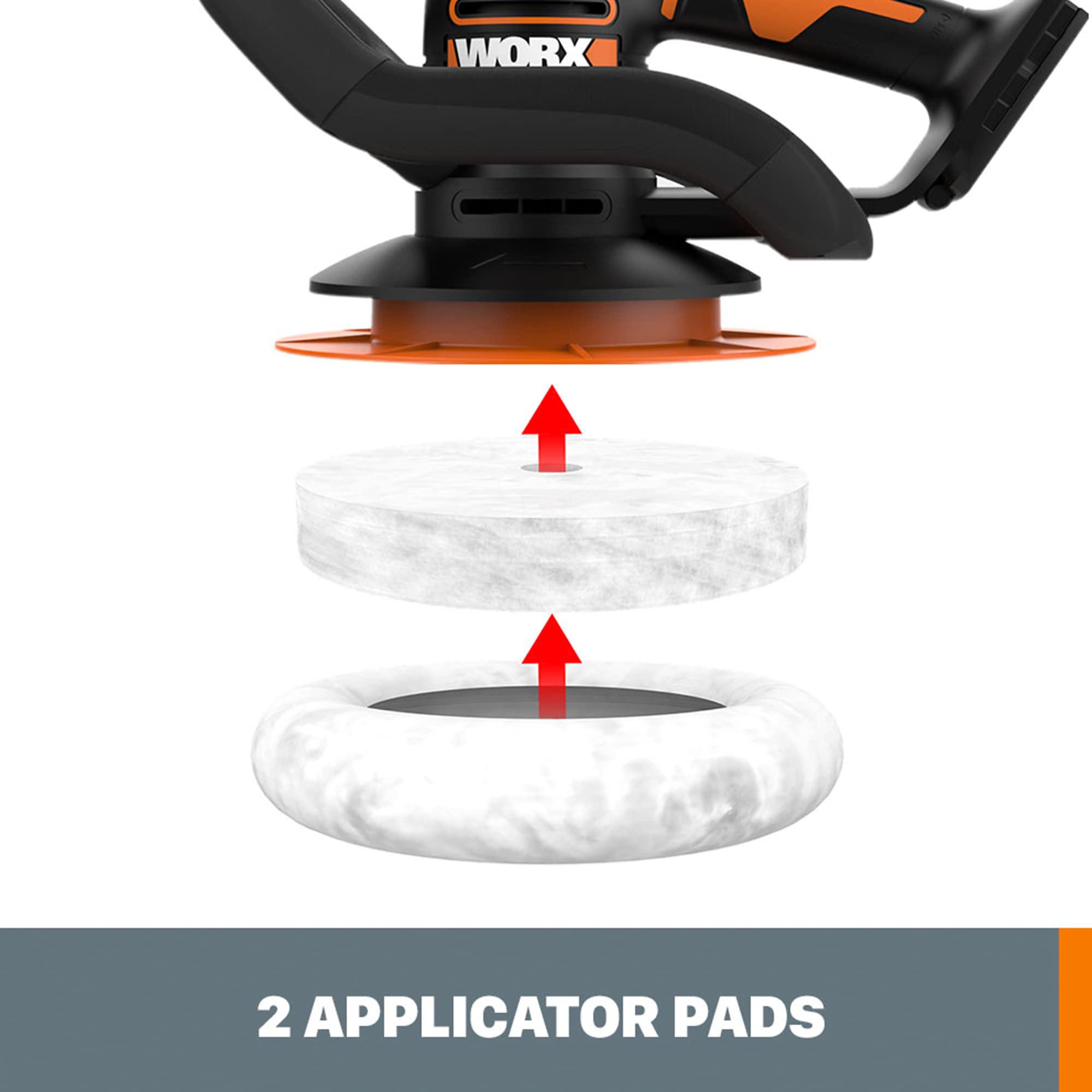 20V Worx WX856L.9 10" Orbital Buffer/Polisher (Tool Only)