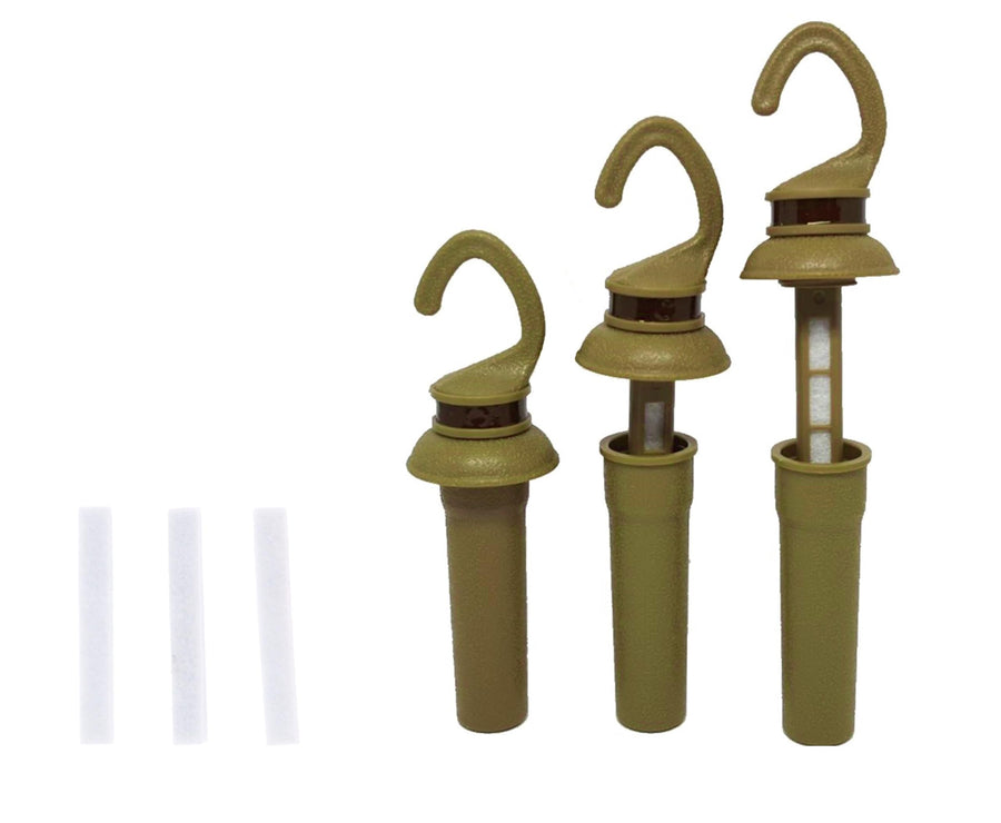 Seal-Tite HME Drop Wick with Replacement Felts (Pack of 3) | Variably-Adjustable Easy-to-Use Air-Tight Scent Dispenser with Rain Protection