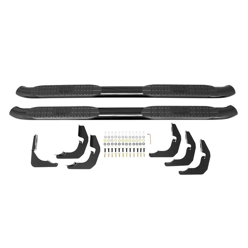 PRO TRAXX 4 Westin Oval Nerf Bars fits 2007-2021 Tundra Double Cab Black Pair