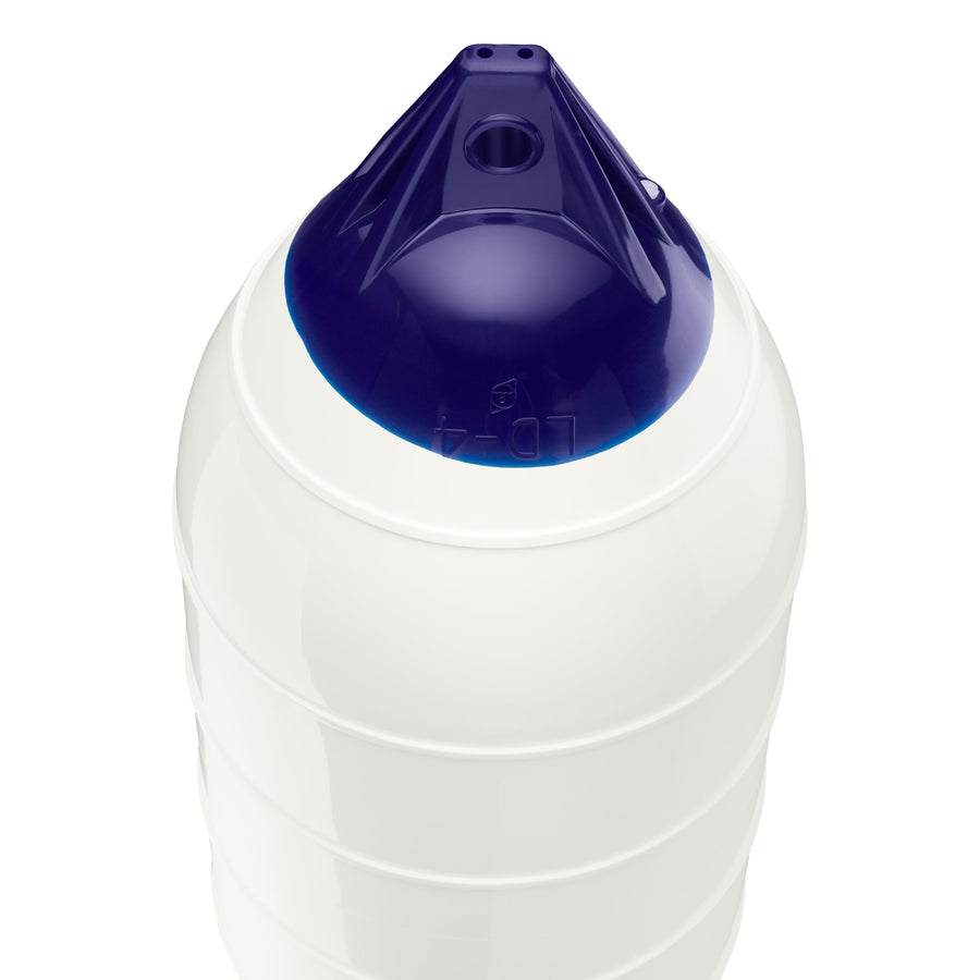 Polyform LD-4 Low Drag Buoy Standard Blue Ropehold - White
