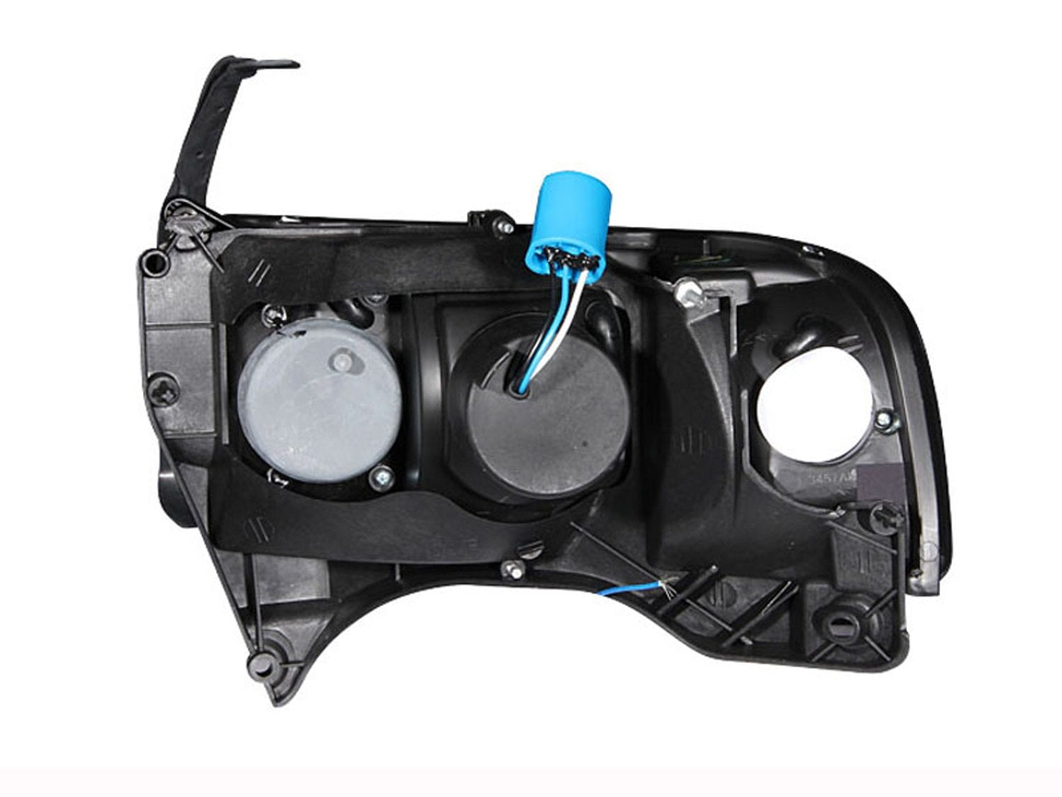Chrome/Amber LED Headlight AnzoUSA for Dodge RAM