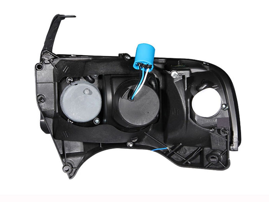 Chrome/Amber LED Headlight AnzoUSA for Dodge RAM